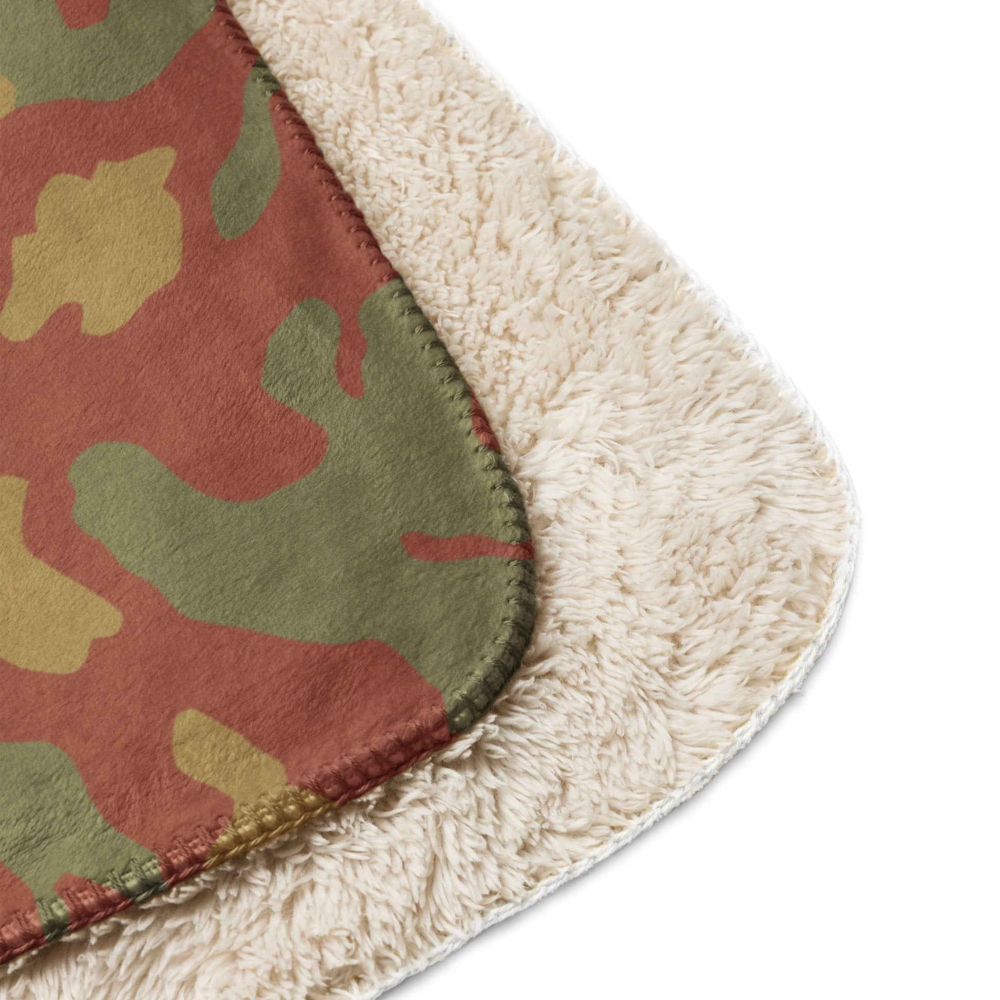 Italian Telo Mimetico Desert CAMO Sherpa blanket - Blankets