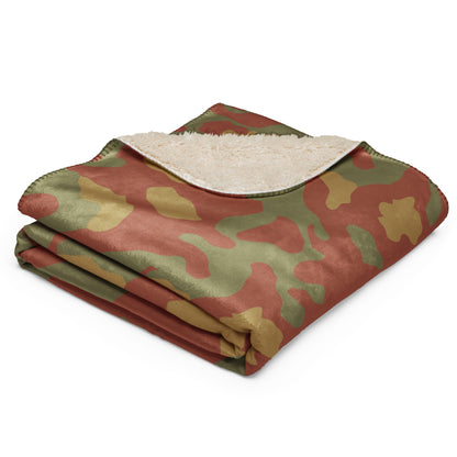 Italian Telo Mimetico Desert CAMO Sherpa blanket - Blankets