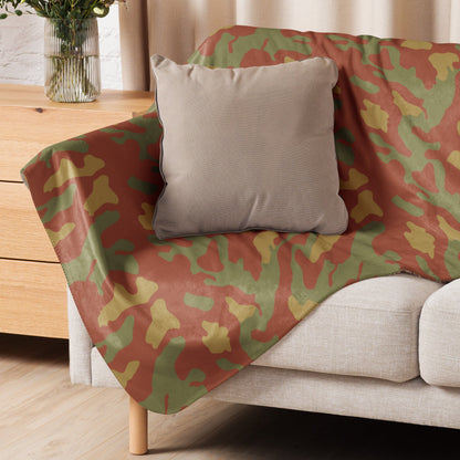 Italian Telo Mimetico Desert CAMO Sherpa blanket - Blankets