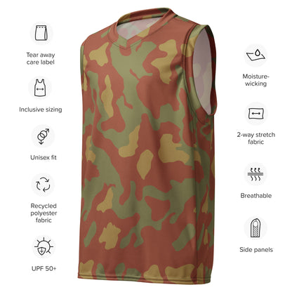 Italian Telo Mimetico Desert CAMO unisex basketball jersey - Basketball Jerseys