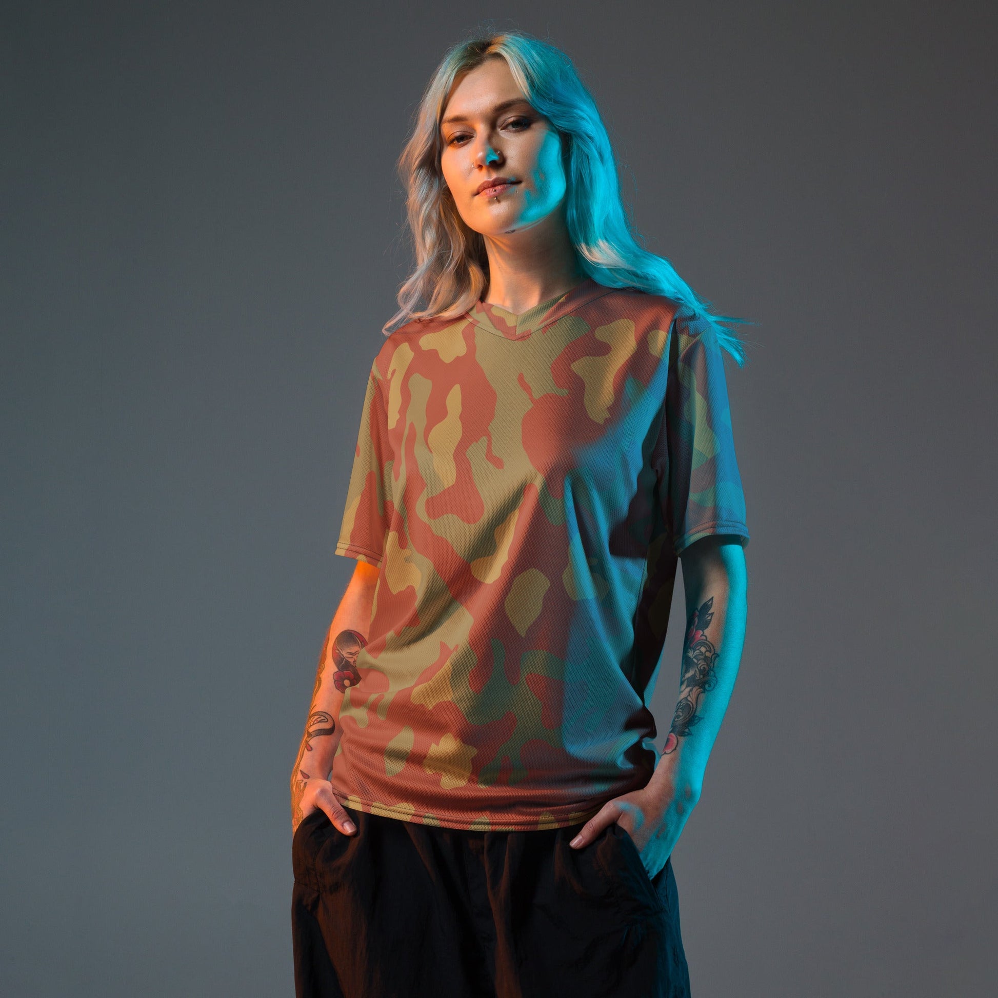 Italian Telo Mimetico Desert CAMO unisex sports jersey - Sports Jerseys