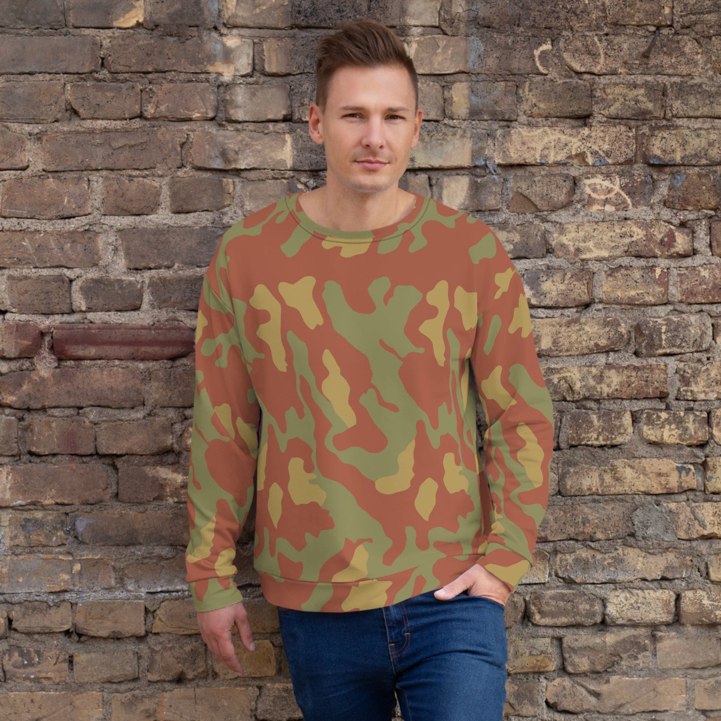 Italian Telo Mimetico Desert CAMO Unisex Sweatshirt - XS - Sweatshirts