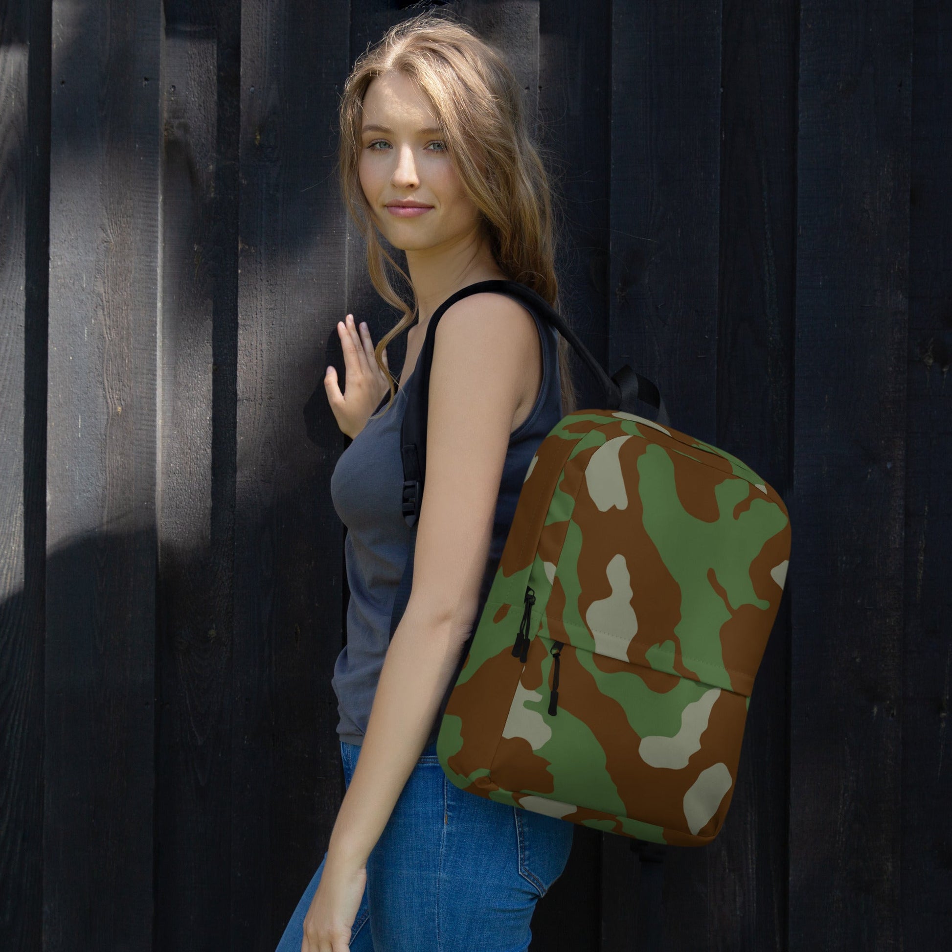 Italian Telo Mimetico Woodland CAMO Backpack Backpacks