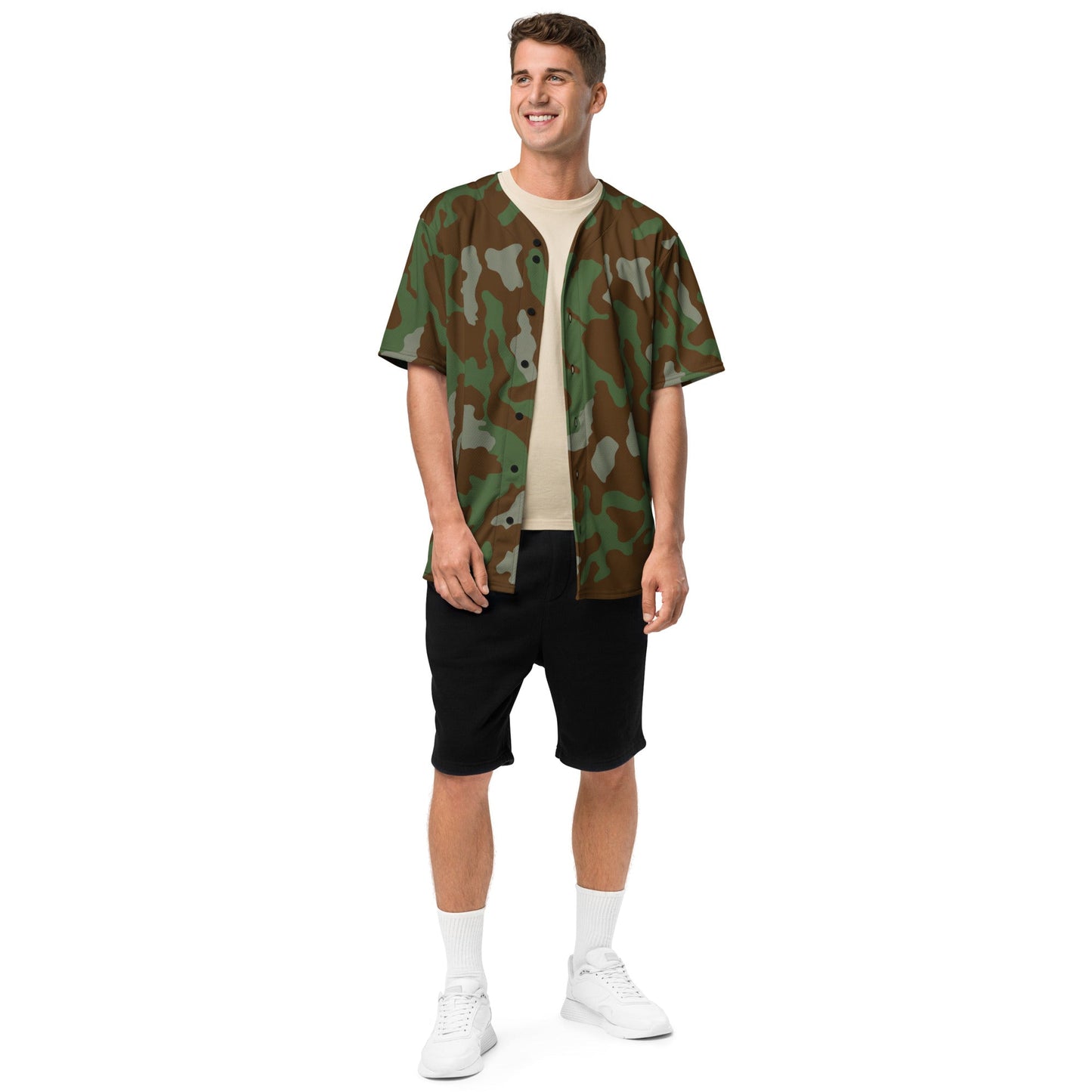 Italian Telo Mimetico Woodland CAMO baseball jersey - Baseball Jerseys