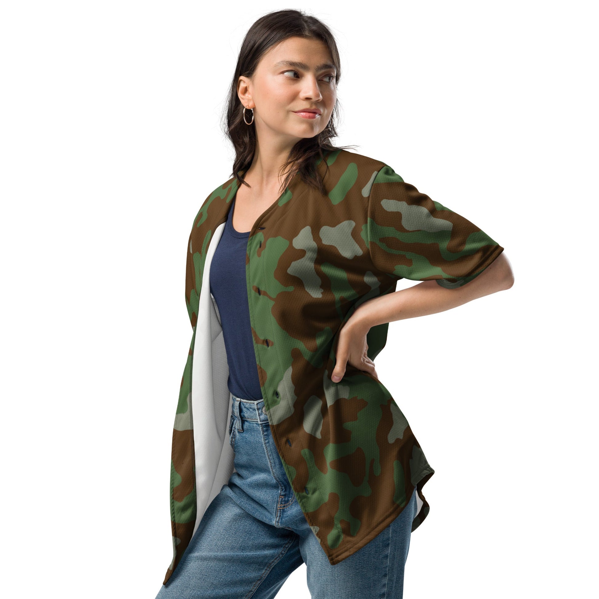 Italian Telo Mimetico Woodland CAMO baseball jersey - Baseball Jerseys