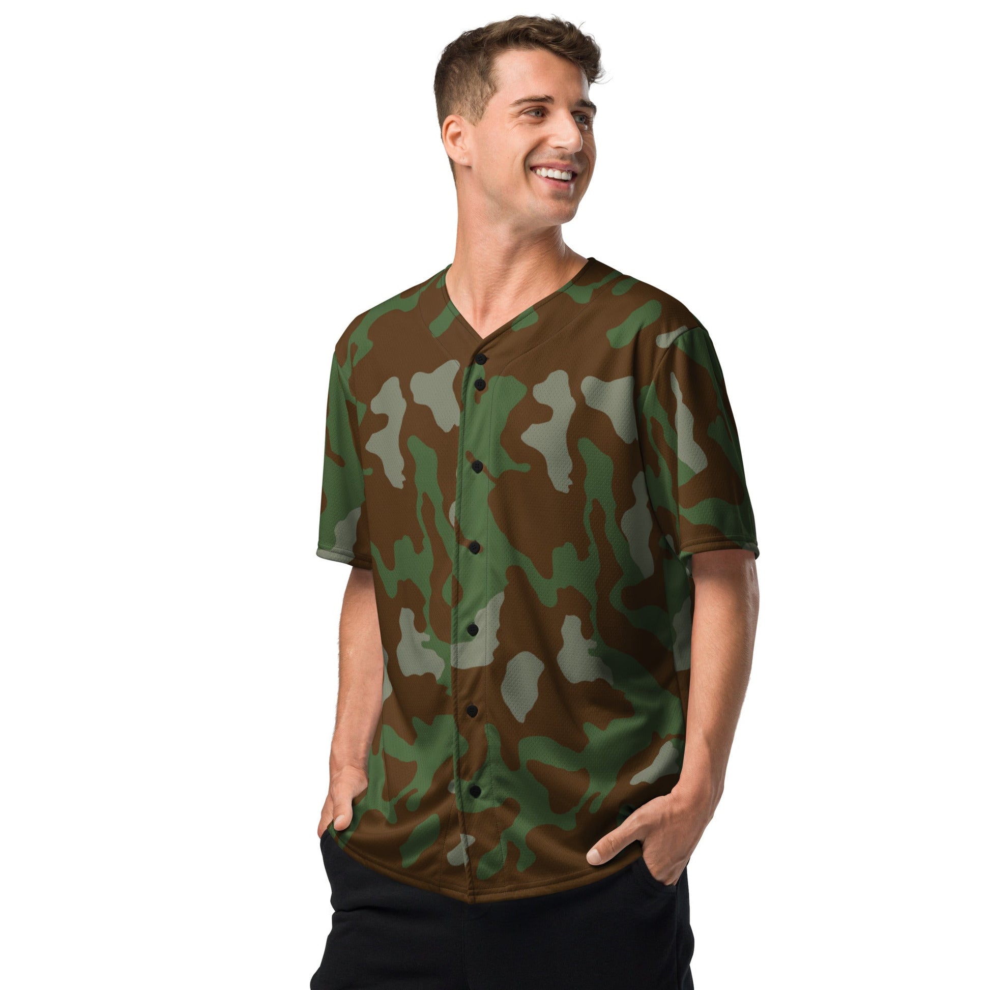 Italian Telo Mimetico Woodland CAMO baseball jersey - Baseball Jerseys