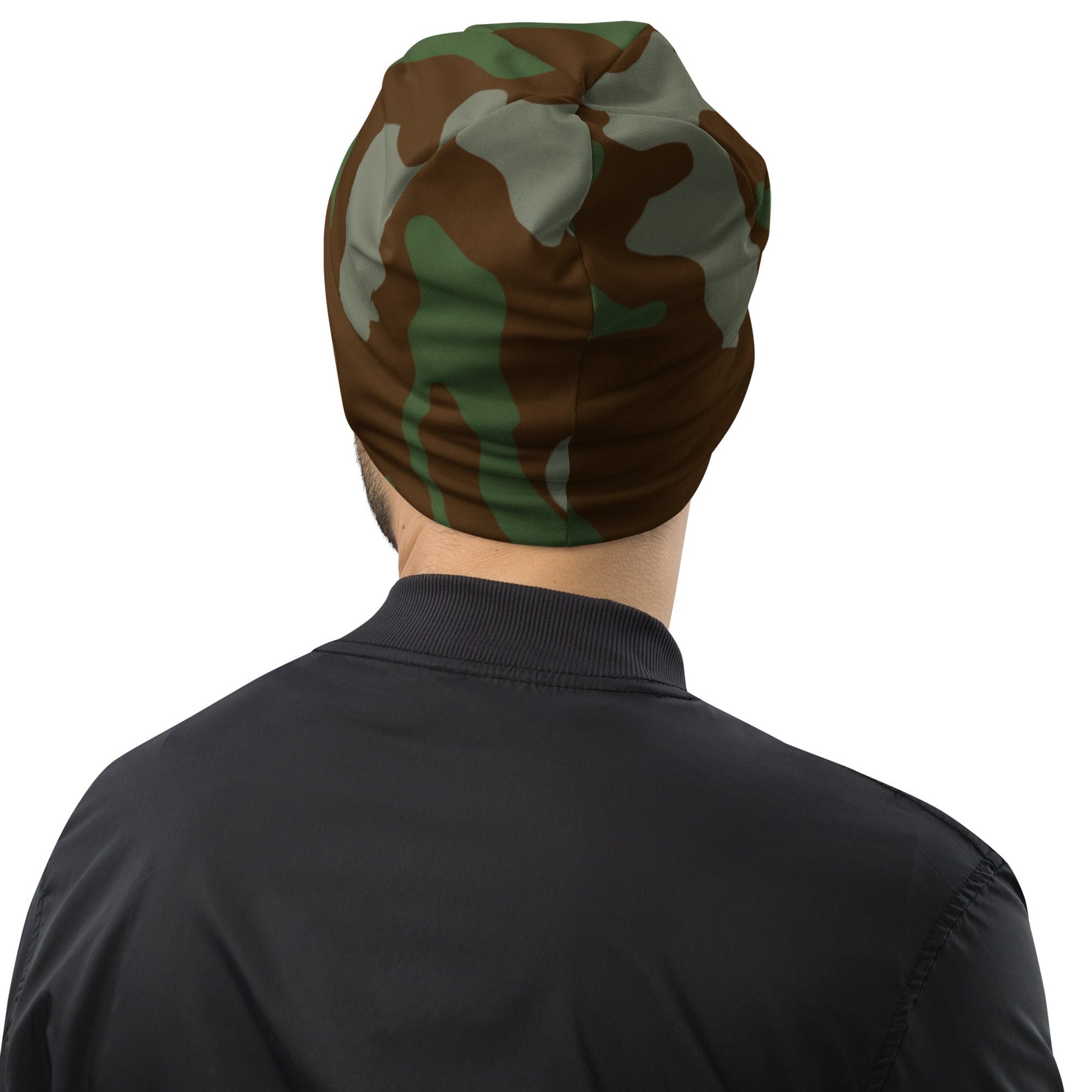 Italian Telo Mimetico Woodland CAMO Beanie - Beanies
