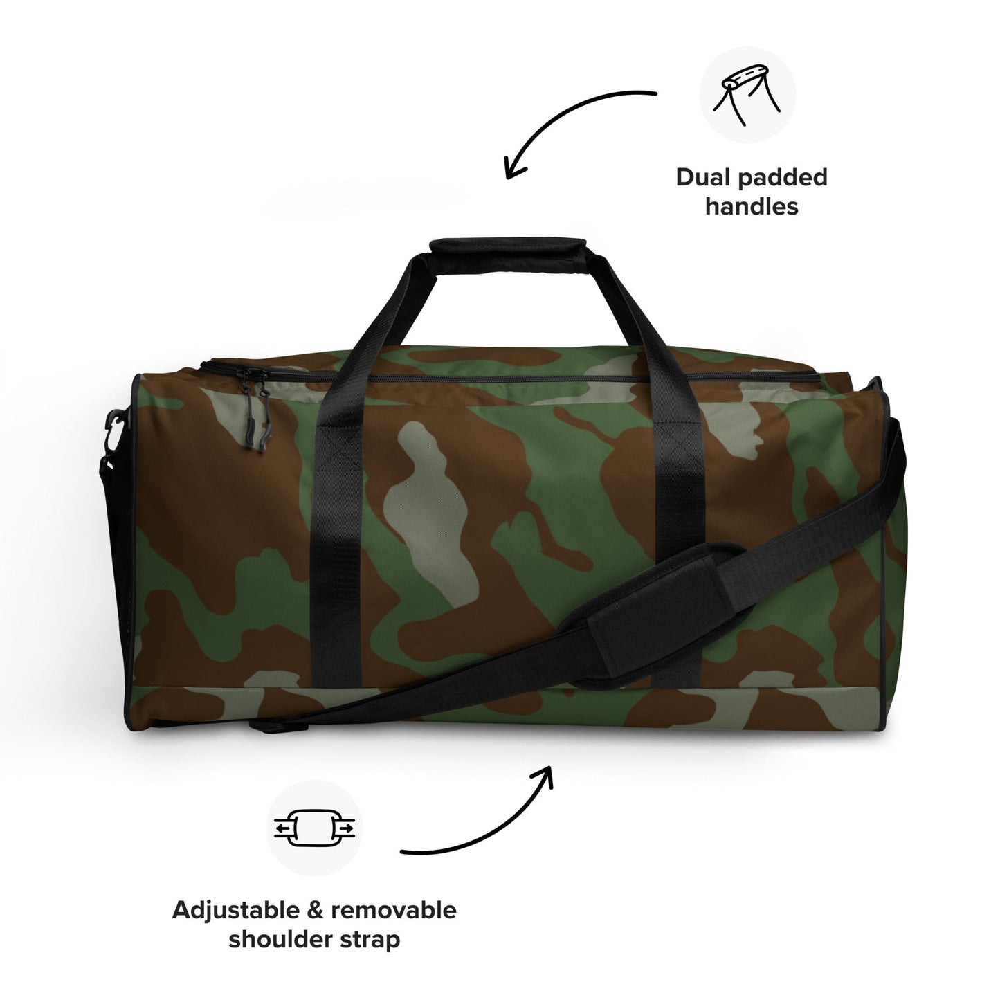 Italian Telo Mimetico Woodland CAMO Duffle bag - Bags