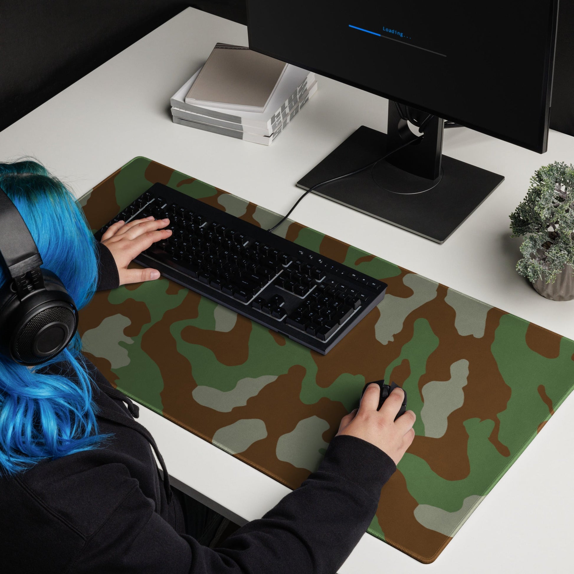 Italian Telo Mimetico Woodland CAMO Gaming mouse pad - Mouse Pads