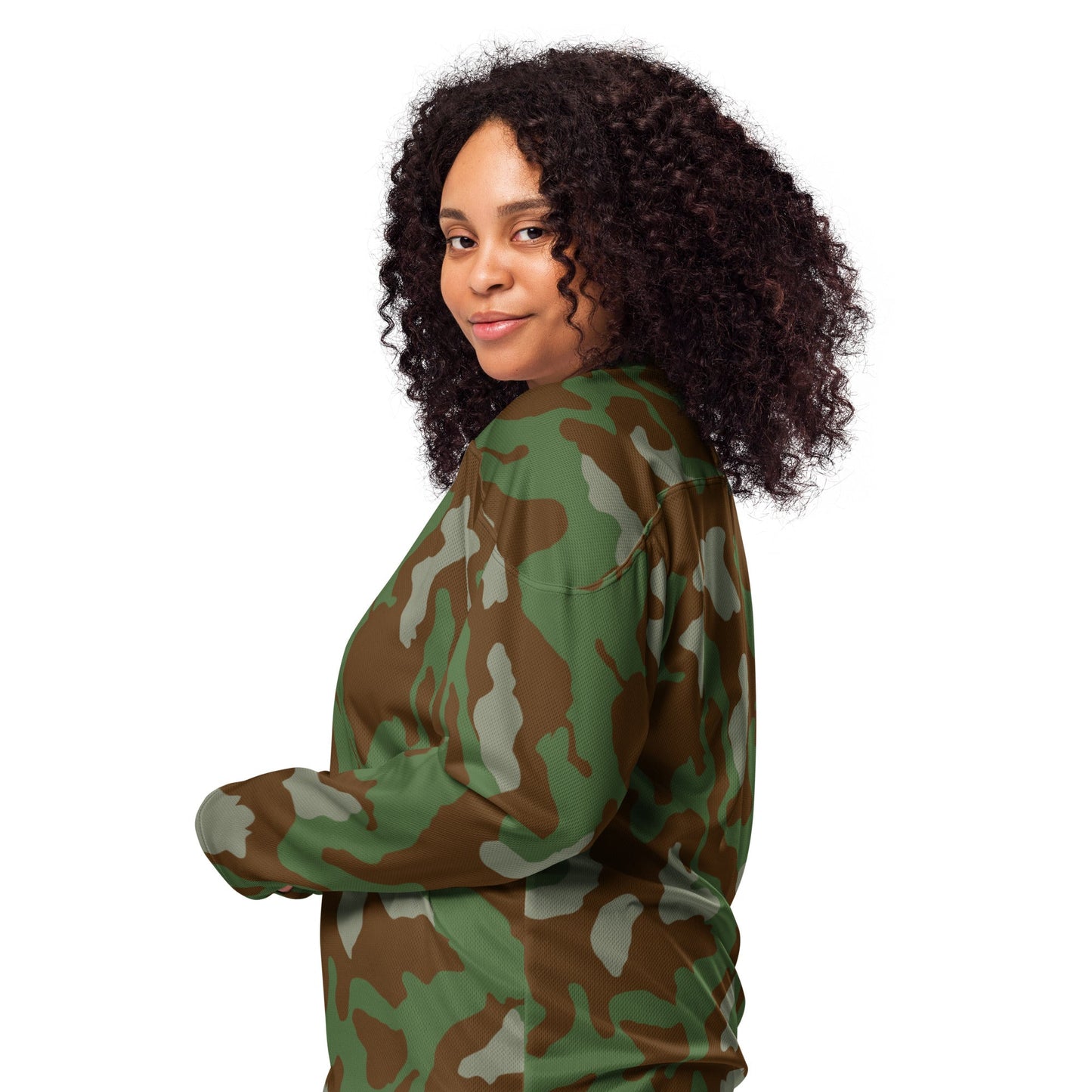 Italian Telo Mimetico Woodland CAMO hockey fan jersey - Hockey Jerseys