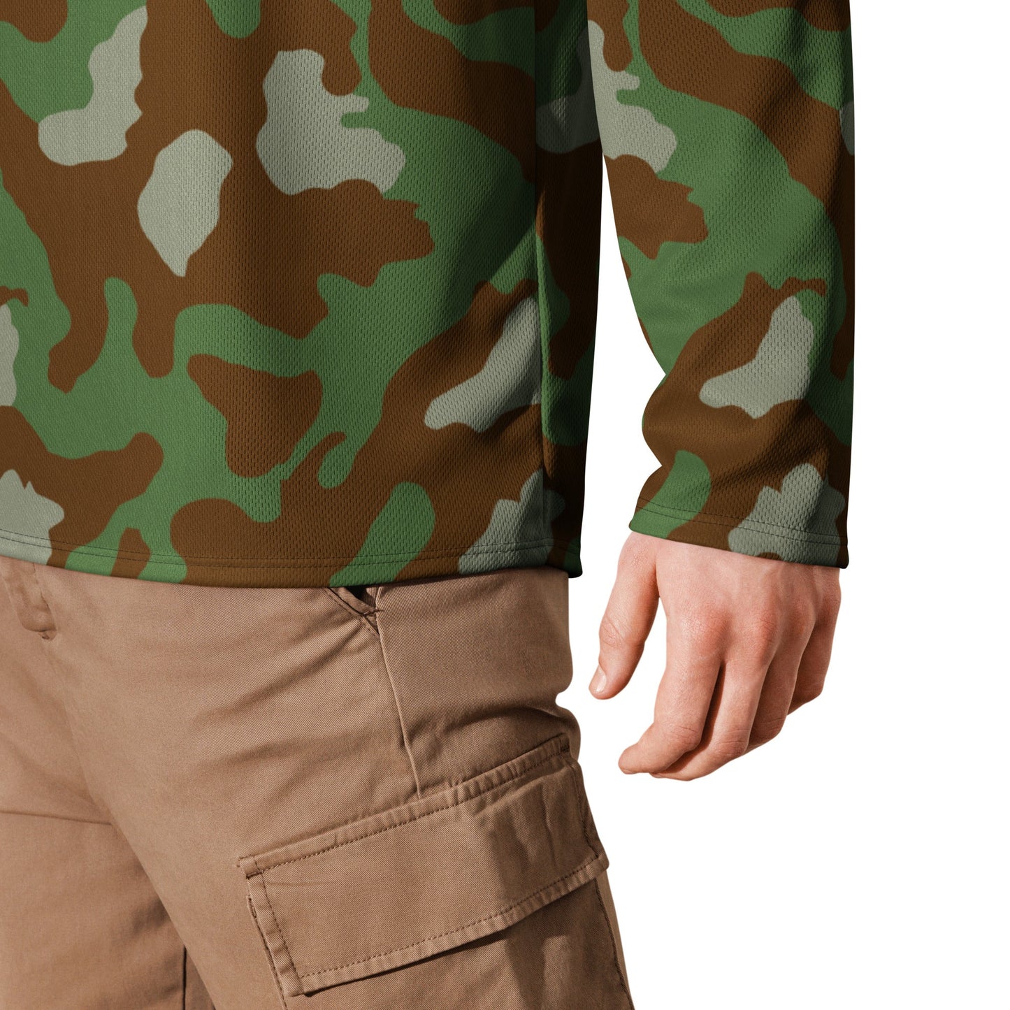 Italian Telo Mimetico Woodland CAMO hockey fan jersey - Hockey Jerseys