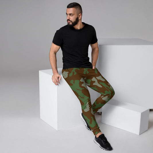 Italian Telo Mimetico Woodland CAMO Mens Joggers - XS