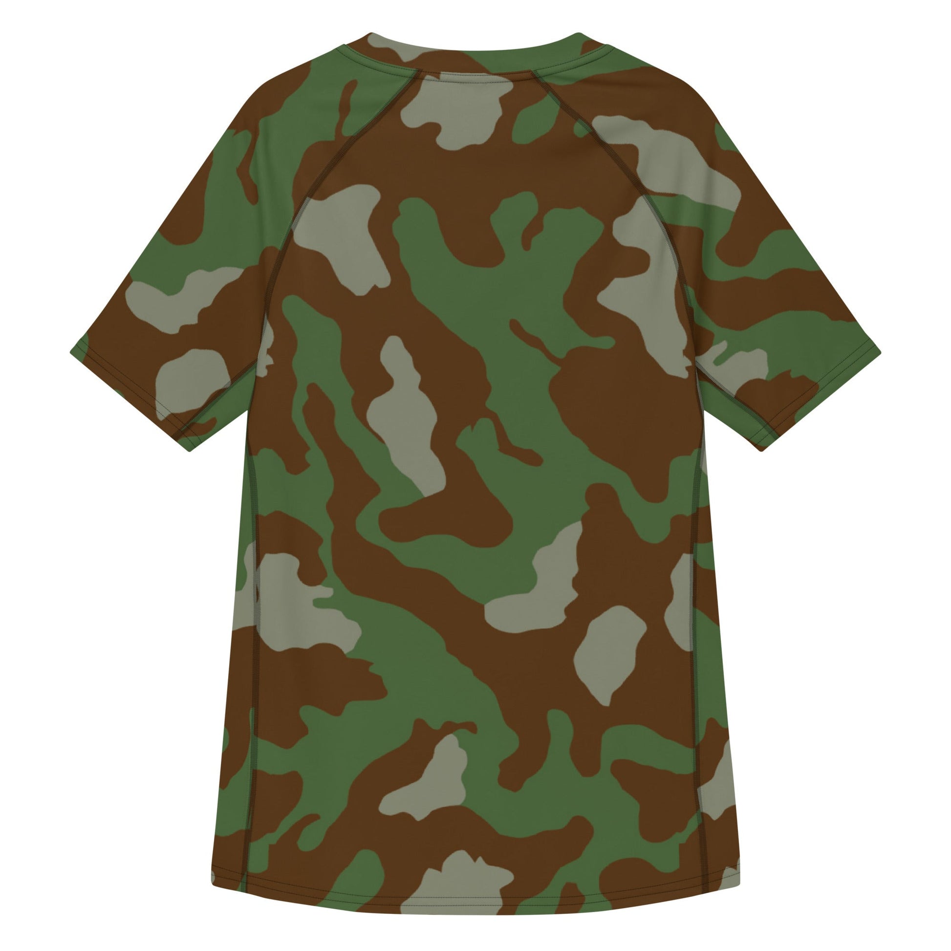 Italian Telo Mimetico Woodland CAMO Mens Short-Sleeve Rash Guard - Short-sleeve Guards