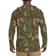 Telo Mimetico Woodland CAMO Mens Sunscreen Sports Hoodie With Thumb Holes