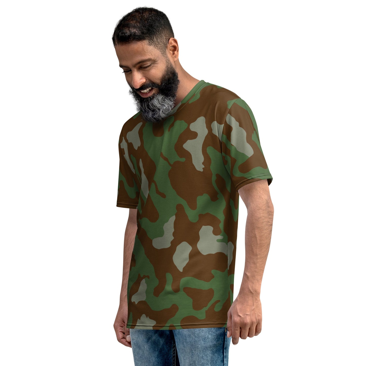 Italian Telo Mimetico Woodland CAMO Mens T-shirt - T-Shirts