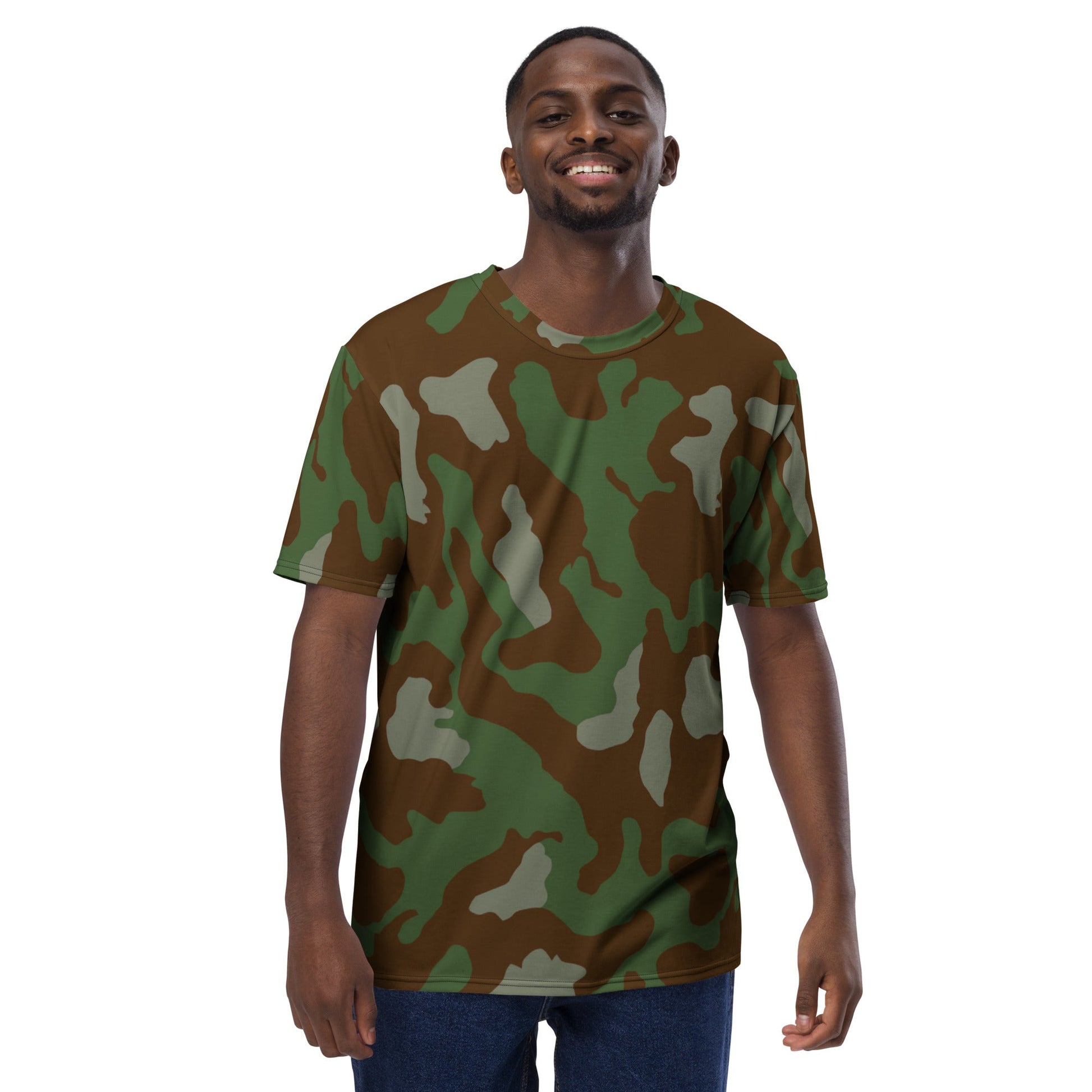Italian Telo Mimetico Woodland CAMO Mens T-shirt - T-Shirts