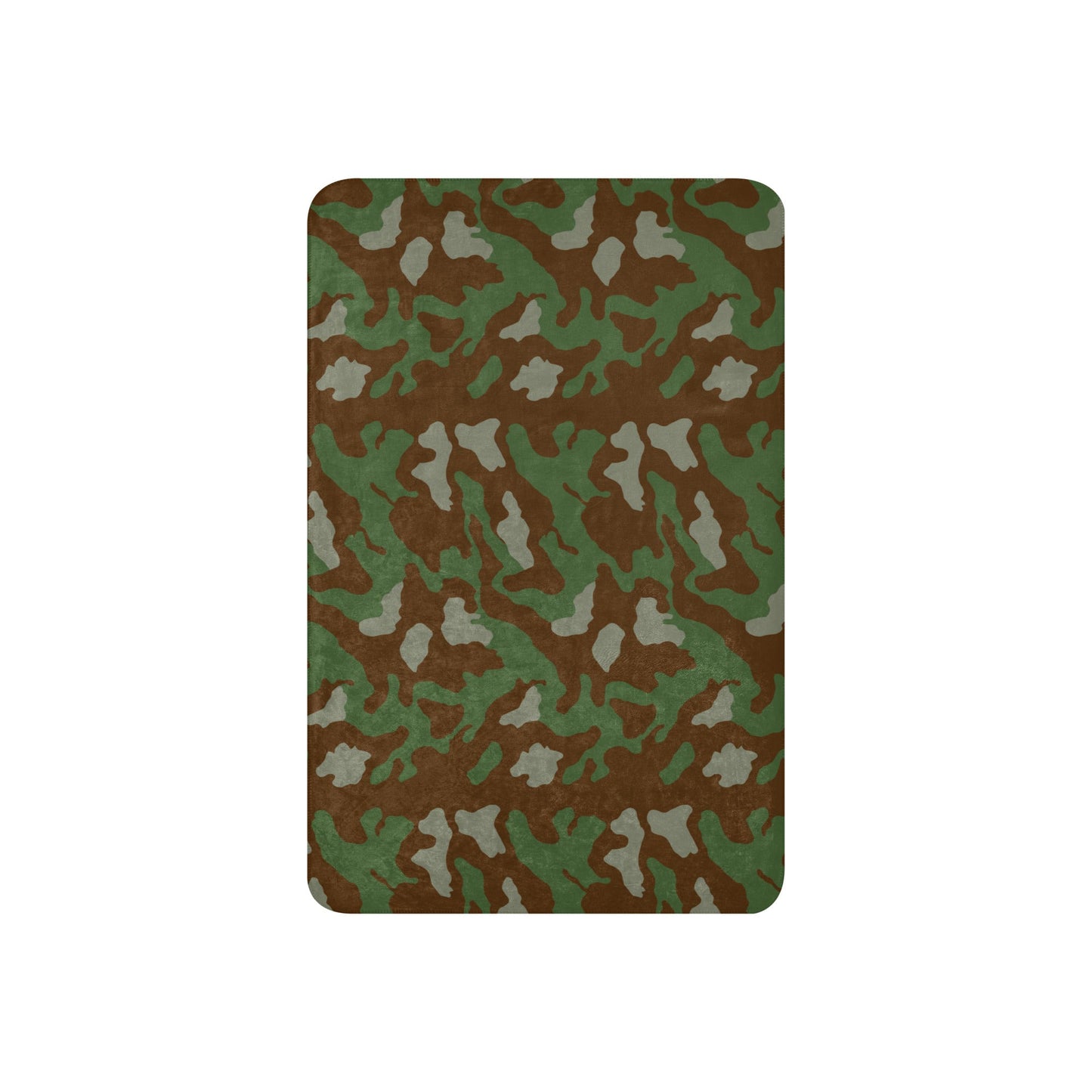 Italian Telo Mimetico Woodland CAMO Sherpa Blanket
