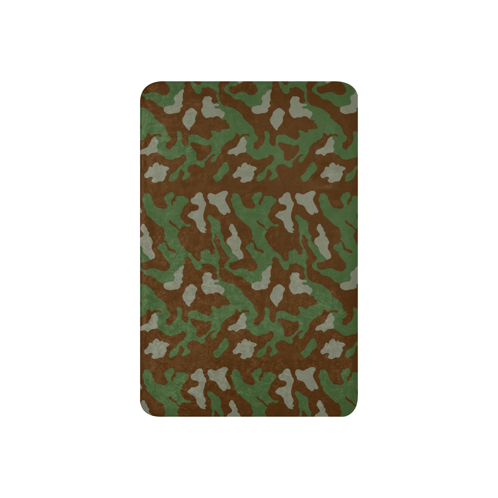 Italian Telo Mimetico Woodland CAMO Sherpa Blanket