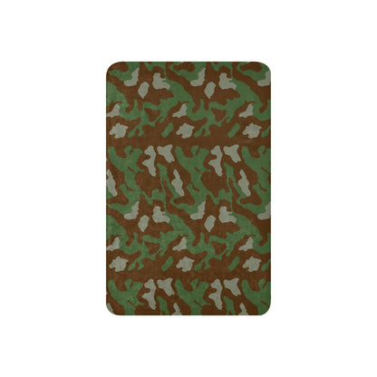 Italian Telo Mimetico Woodland CAMO Sherpa Blanket
