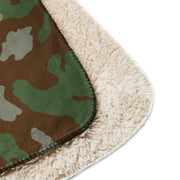 Telo Mimetico Woodland CAMO Sherpa Blanket