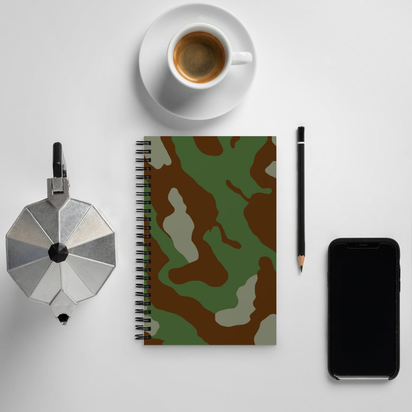Italian Telo Mimetico Woodland CAMO Spiral notebook - Notebooks