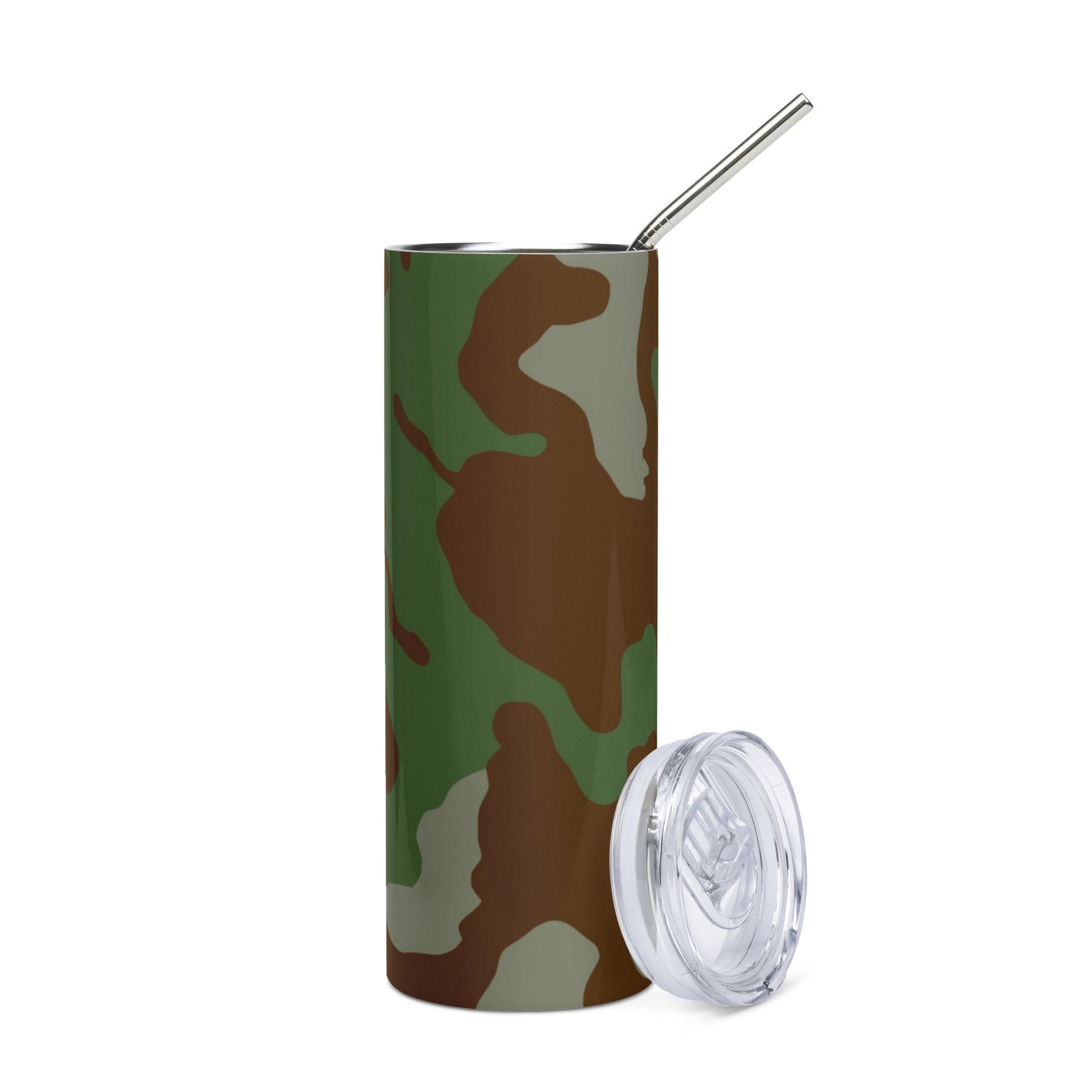 Italian Telo Mimetico Woodland CAMO Stainless steel tumbler - Steel Tumblers