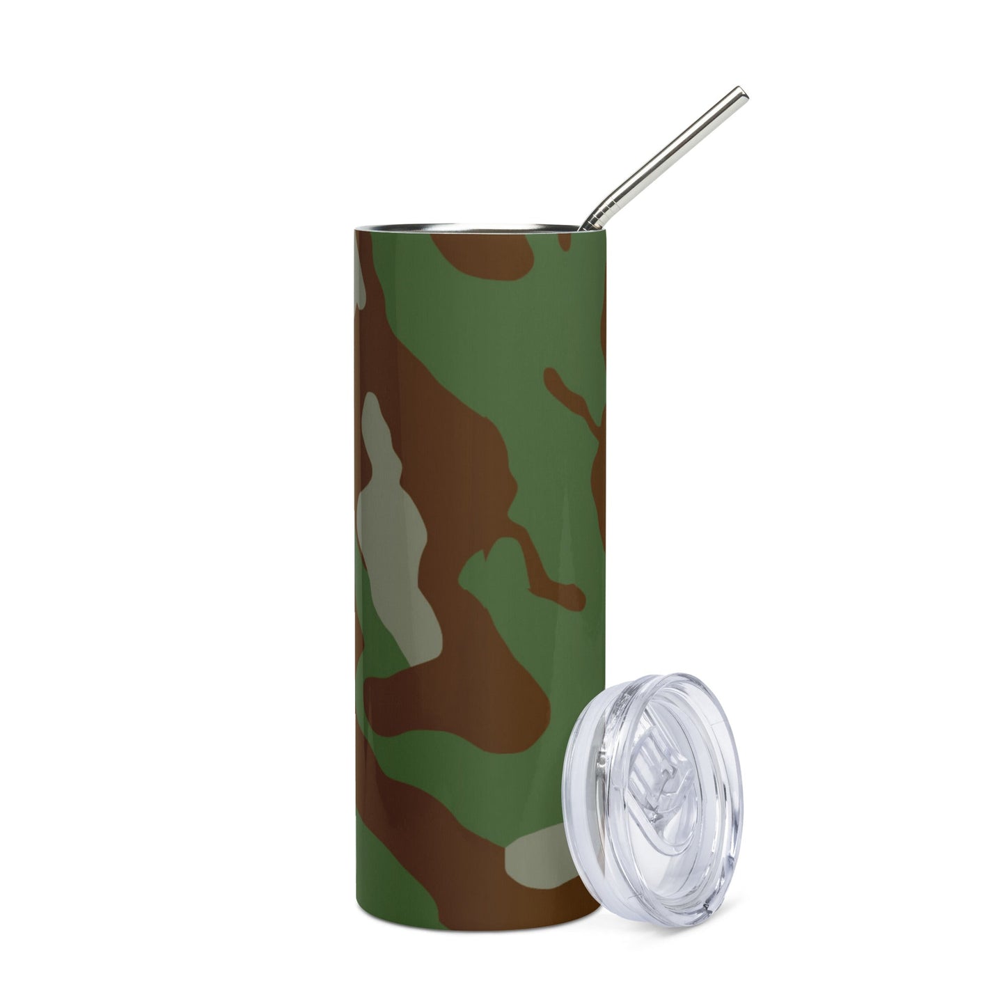 Italian Telo Mimetico Woodland CAMO Stainless steel tumbler - Steel Tumblers