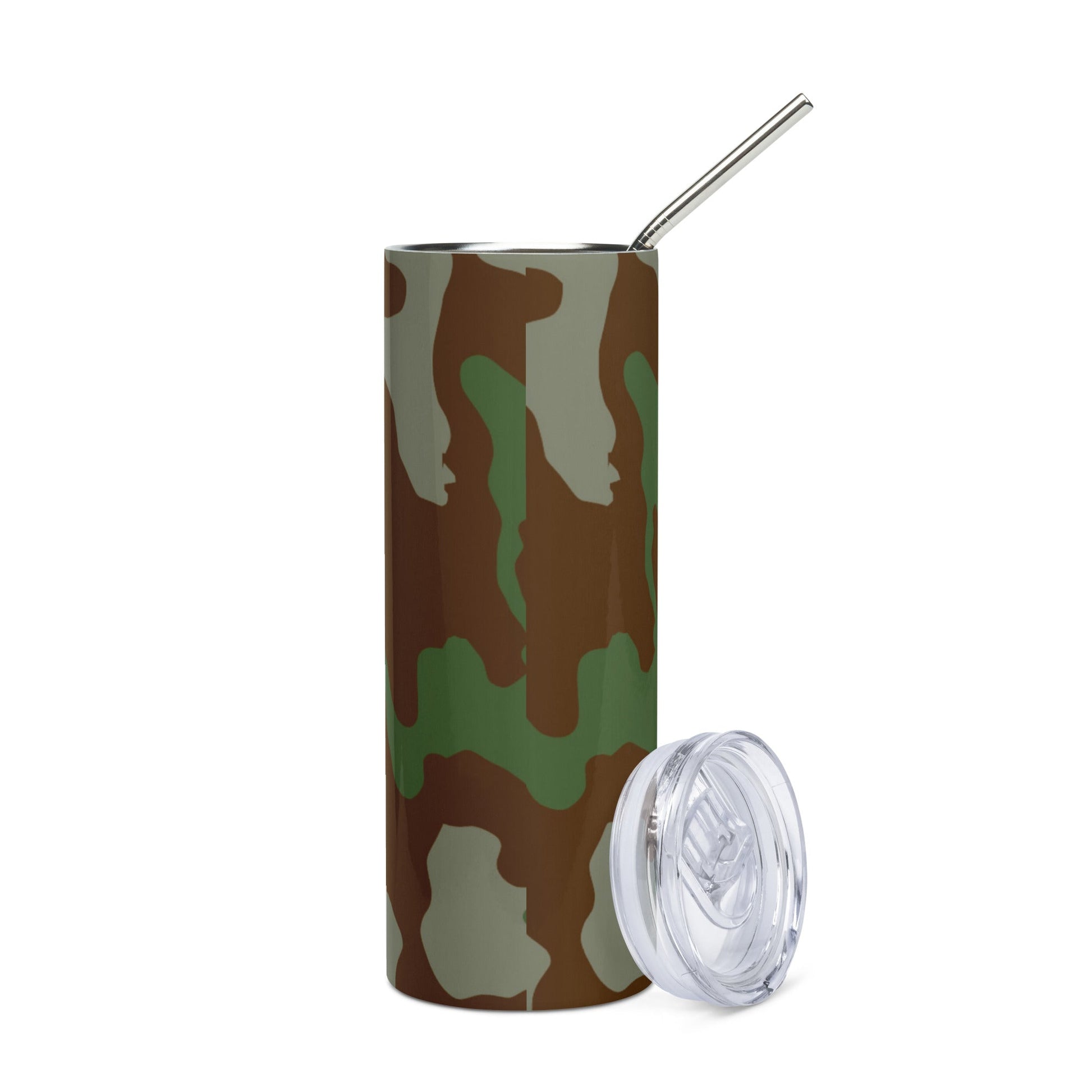 Italian Telo Mimetico Woodland CAMO Stainless steel tumbler - Steel Tumblers