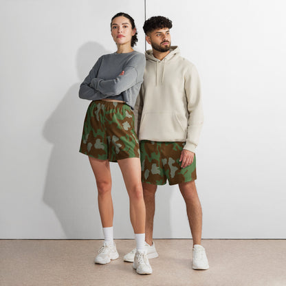 Italian Telo Mimetico Woodland CAMO Unisex Athletic Long Shorts