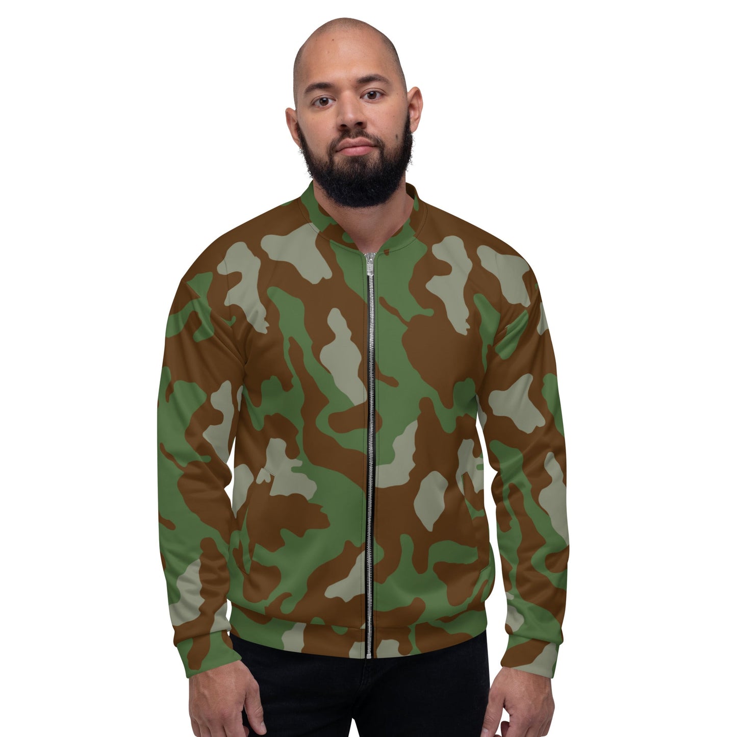 Italian Telo Mimetico Woodland CAMO Unisex Bomber Jacket - Jackets