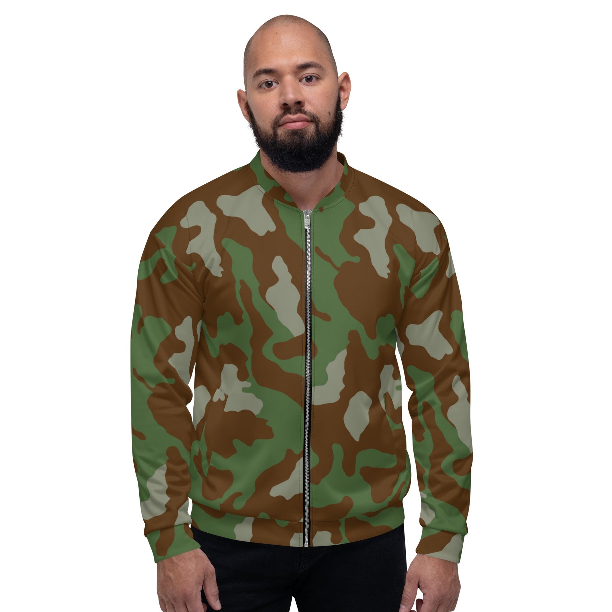 Italian Telo Mimetico Woodland CAMO Unisex Bomber Jacket - Jackets