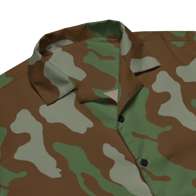 Telo Mimetico Woodland CAMO Unisex Short-Sleeve Button Shirt - Button-Up