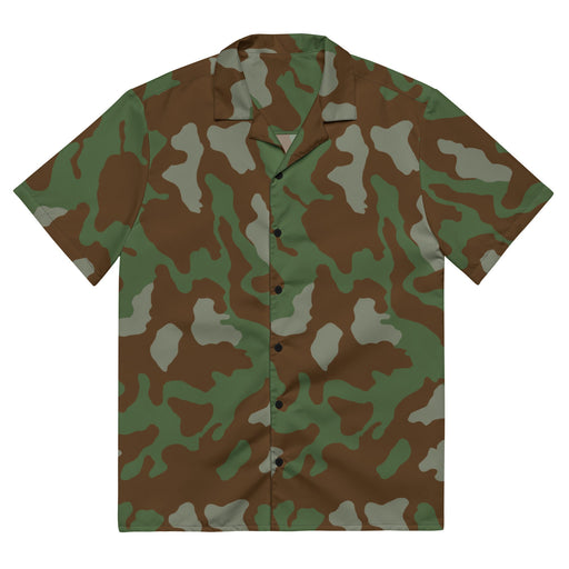 Telo Mimetico Woodland CAMO Unisex Short-Sleeve Button Shirt - 2XS - Button-Up