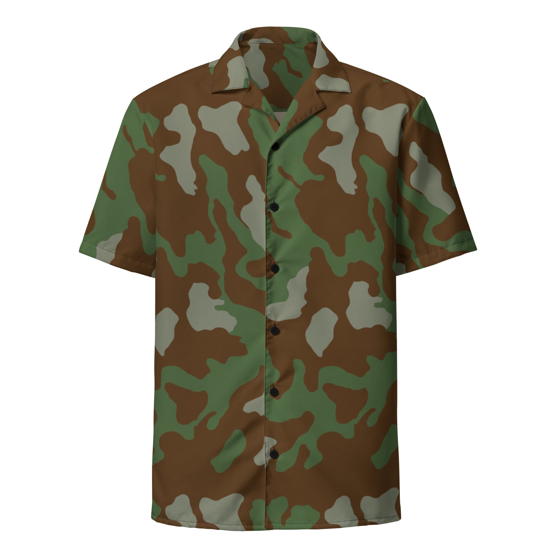 Italian Telo Mimetico Woodland CAMO Unisex button shirt - Button Shirts