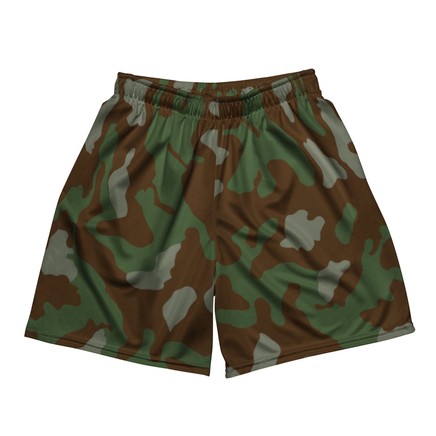 Italian Telo Mimetico Woodland CAMO Unisex mesh shorts - 2XS - Mesh Shorts