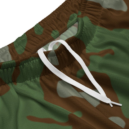 Italian Telo Mimetico Woodland CAMO Unisex mesh shorts - Mesh Shorts