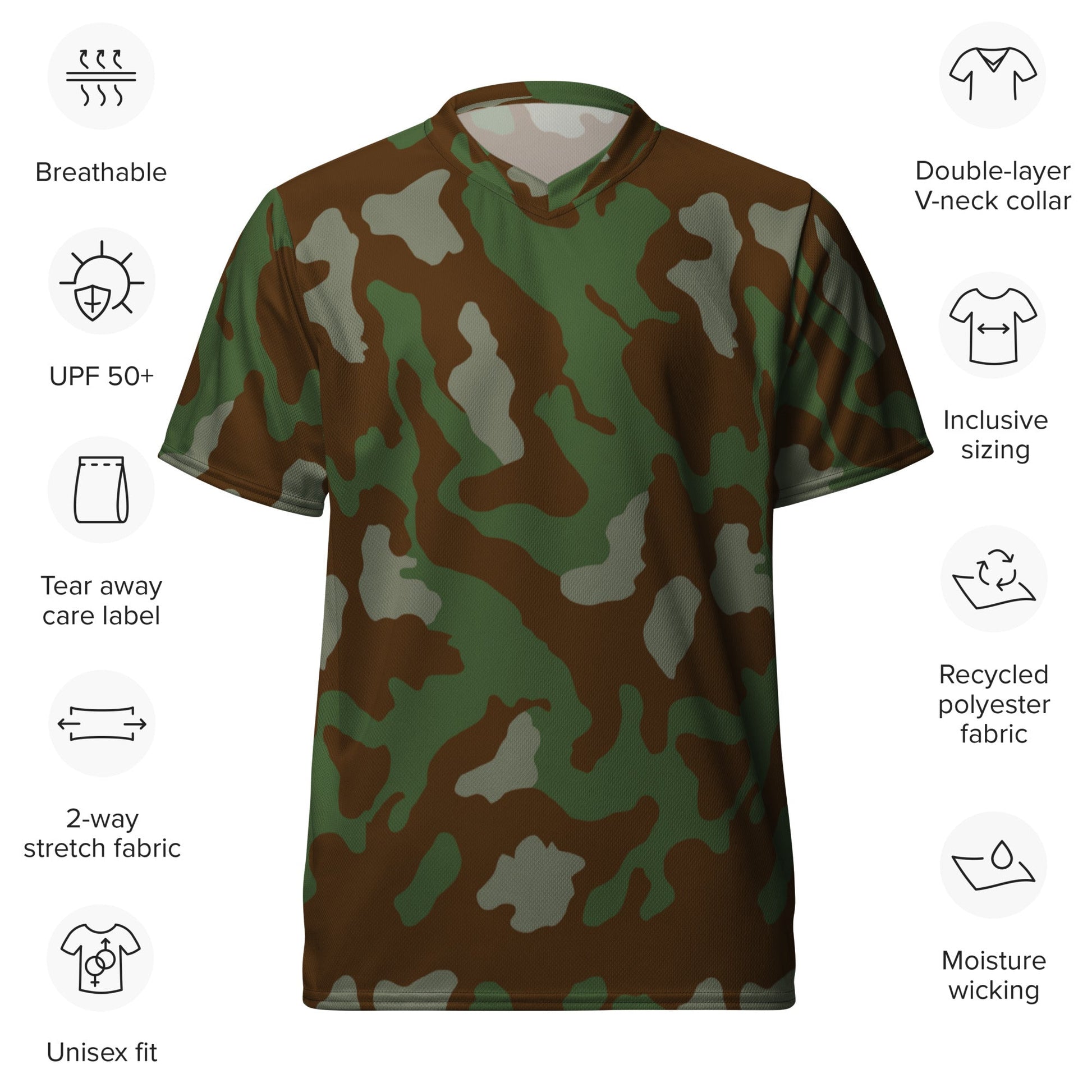 Italian Telo Mimetico Woodland CAMO unisex sports jersey - Sports Jerseys