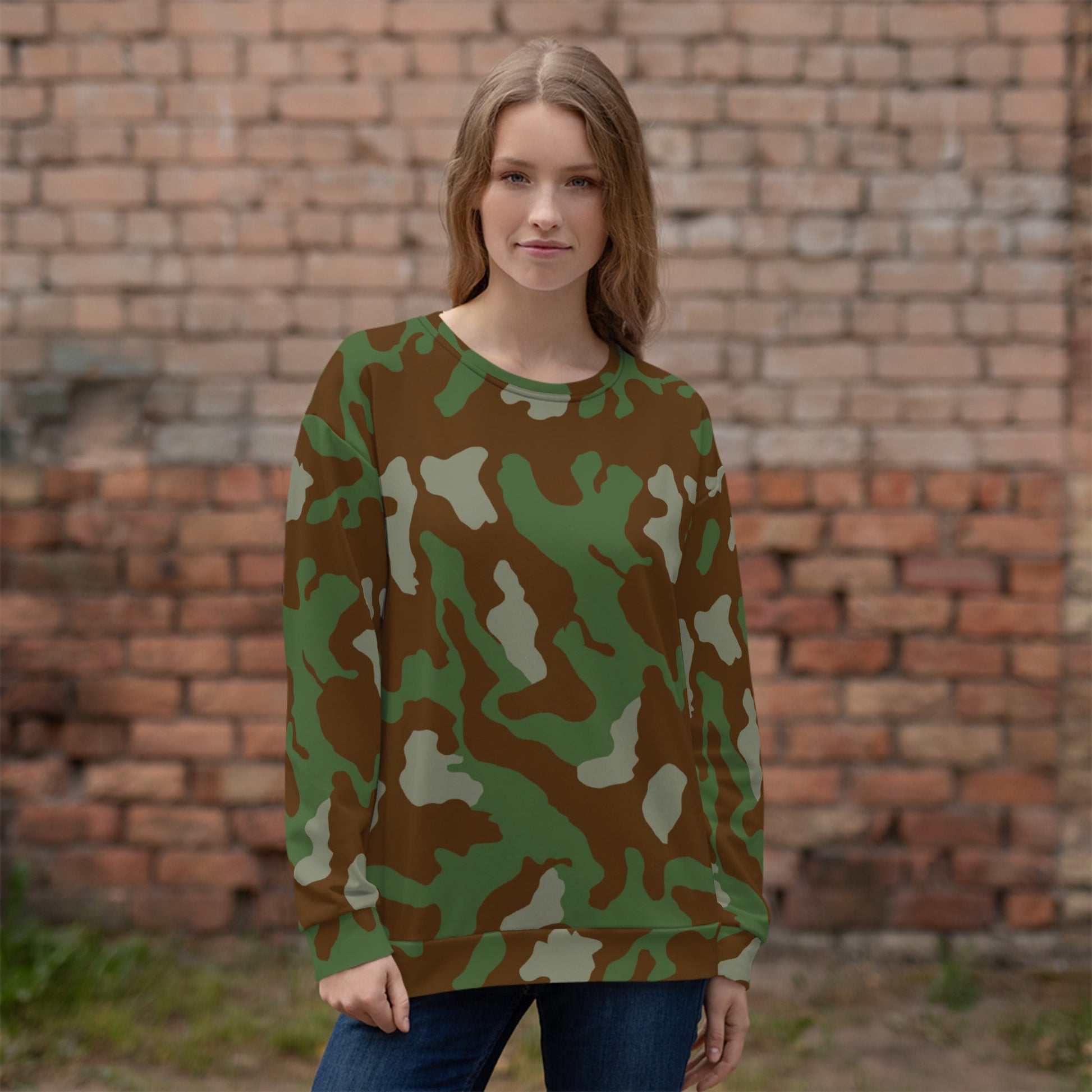 Italian Telo Mimetico Woodland CAMO Unisex Sweatshirt - Sweatshirts