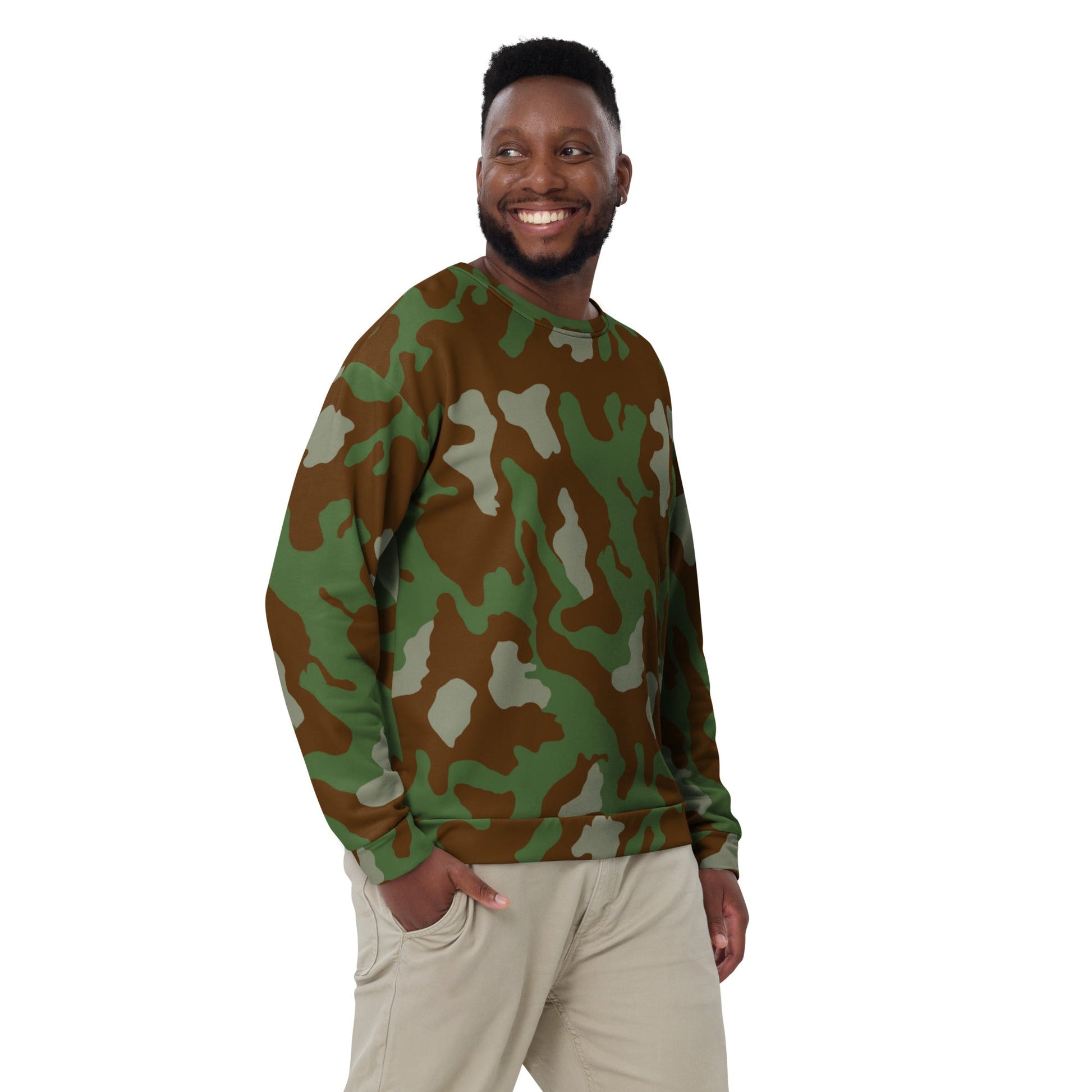 Italian Telo Mimetico Woodland CAMO Unisex Sweatshirt - Sweatshirts