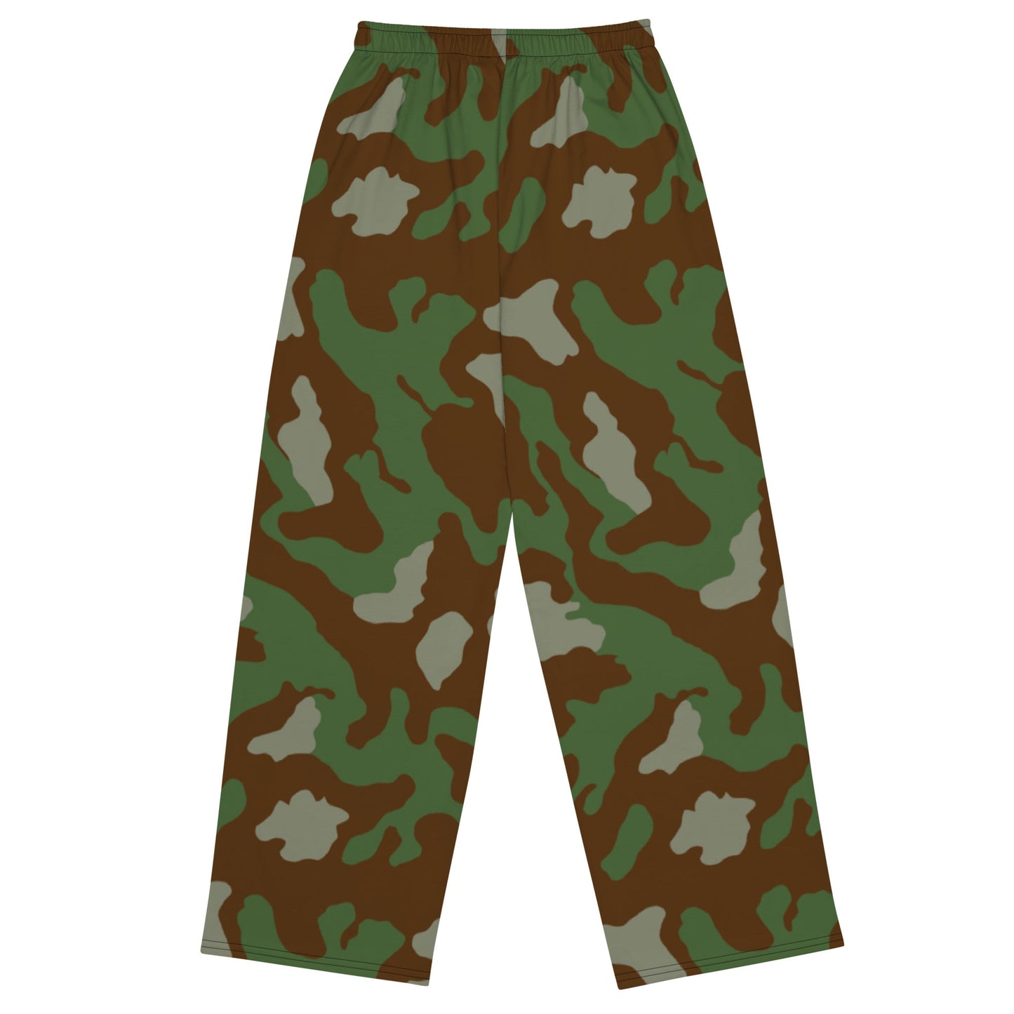 Italian Telo Mimetico Woodland CAMO unisex wide-leg pants - Wide-leg Pants