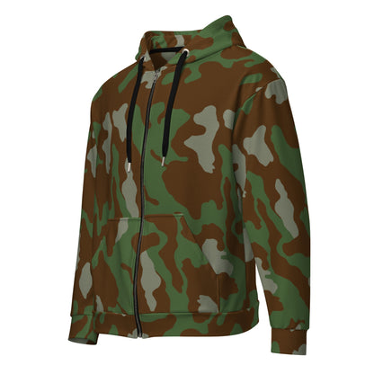 Italian Telo Mimetico Woodland CAMO Unisex zip hoodie - Zip Hoodies