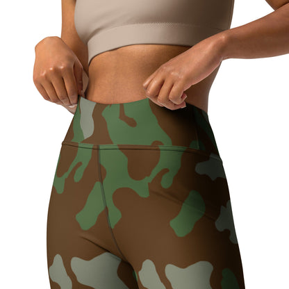 Italian Telo Mimetico Woodland CAMO Yoga Leggings - Womens