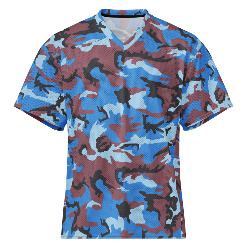 Cloud Brushstroke Ivory Coast CAMO Unisex American Football Jersey - 2XS