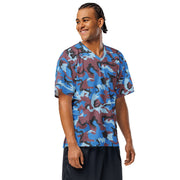 Cloud Brushstroke Ivory Coast CAMO Unisex American Football Jersey