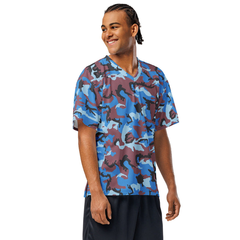 Cloud Brushstroke Ivory Coast CAMO Unisex American Football Jersey