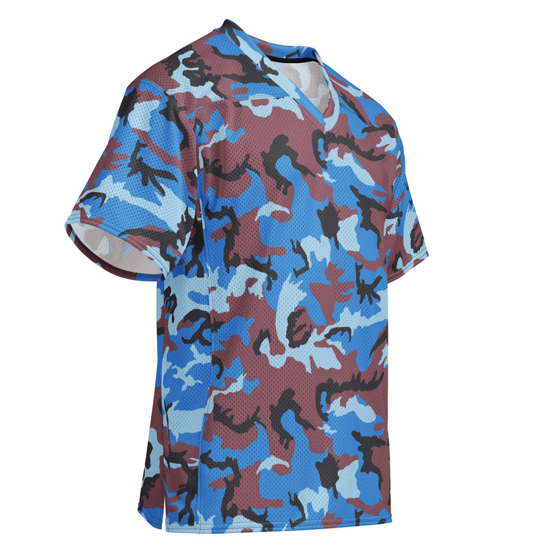 Cloud Brushstroke Ivory Coast CAMO Unisex American Football Jersey