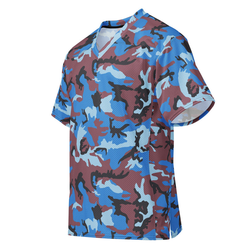 Cloud Brushstroke Ivory Coast CAMO Unisex American Football Jersey