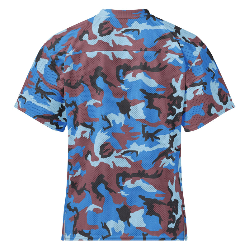 Cloud Brushstroke Ivory Coast CAMO Unisex American Football Jersey