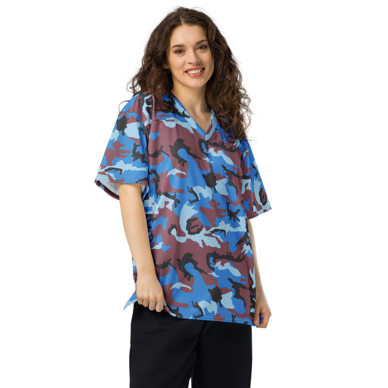 Cloud Brushstroke Ivory Coast CAMO Unisex American Football Jersey