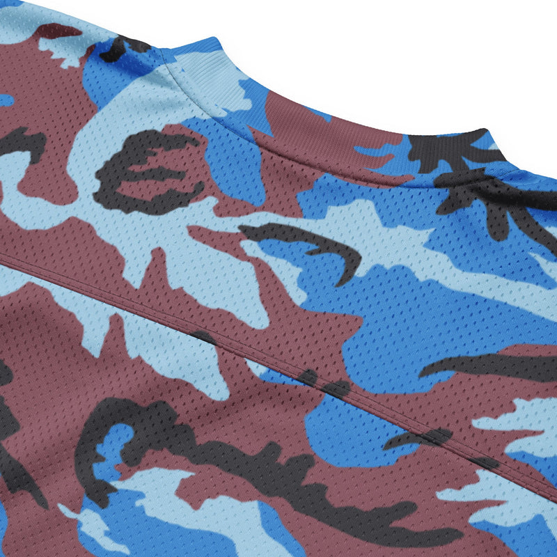 Cloud Brushstroke Ivory Coast CAMO Unisex American Football Jersey